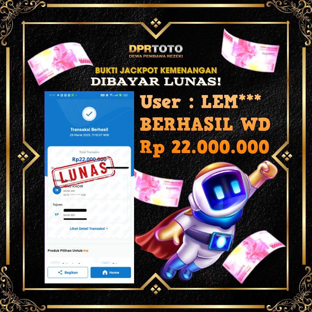 KEMENANGAN BESAR LIVE CASINO SPACEMAN WD 22.000.000 - LUNAS
